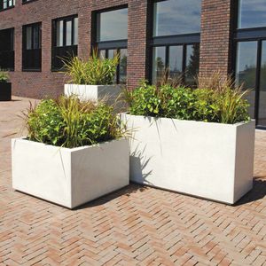 jardinera de hormigón