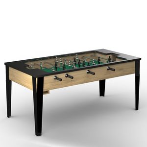 futbolín de estilo industrial