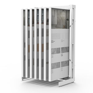expositor de azulejos de metal