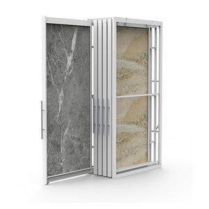 expositor de azulejos de metal