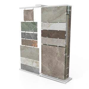 expositor de azulejos de metal