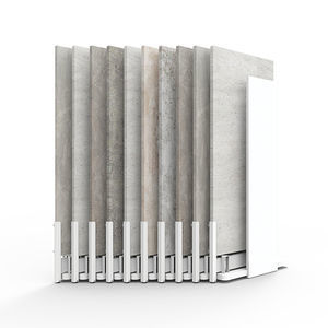 expositor de azulejos de metal