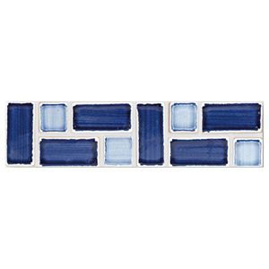 mosaico de interior / de pared / de cerámica / rectangular