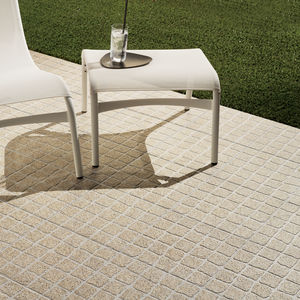 Baldosa para salón - TERRA - DOMINO - de suelo / de cerámica / cuadrada