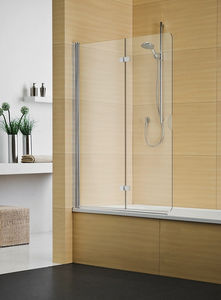 mampara de bañera plegable