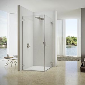 cabina de ducha de vidrio