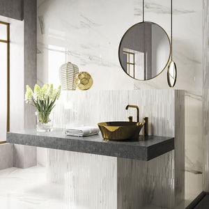 Lavabo sobre encimera - SIAM - DUNE - de cerámica / redondo / contemporáneo