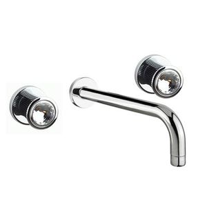 grifo bimando para lavabo