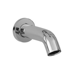 caño para bañera de metal cromado