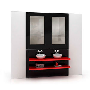expositor de pared / multiusos / de madera / para comercio