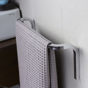 toallero 1 barra / de pared / de aluminio anodizado