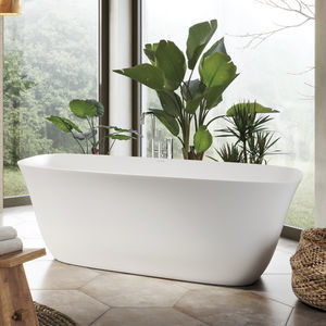 bañera ovalada