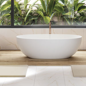 bañera ovalada