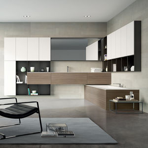 mueble de lavabo de pared