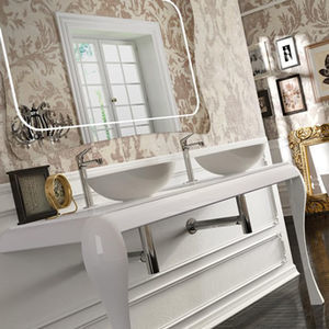 consola para lavabo de madera