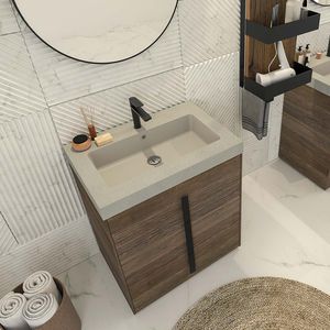 mueble de lavabo de pie