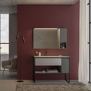 consola para lavabo de metal