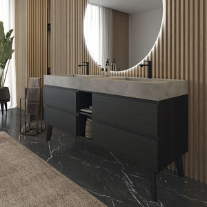 mueble de lavabo doble