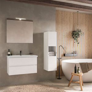 mueble de lavabo de madera