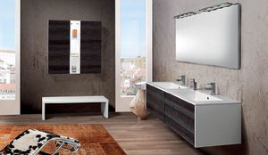 mueble de lavabo doble