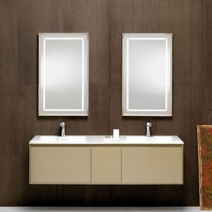 mueble de lavabo doble