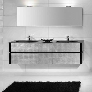 mueble de lavabo doble