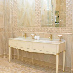 mueble de lavabo doble