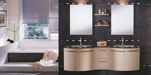 mueble de lavabo doble