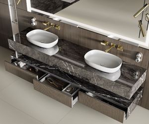 mueble de lavabo doble