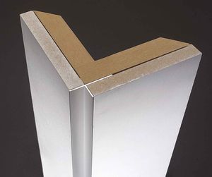 perfil de acabado de aluminio anodizado / para ángulo exterior