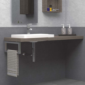 encimera de lavabo de madera