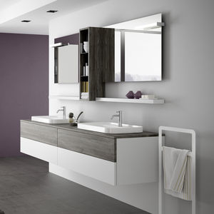 mueble de lavabo doble