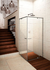 cabina de ducha de vidrio