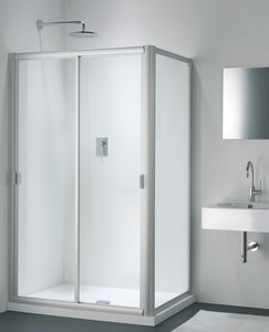 cabina de ducha de vidrio