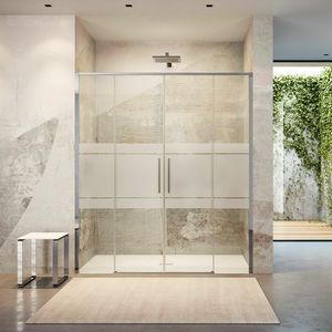 cabina de ducha de vidrio