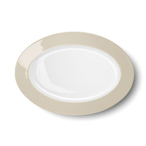 bandeja de servicio de porcelana