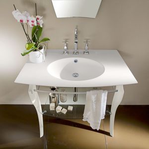 consola para lavabo de metal