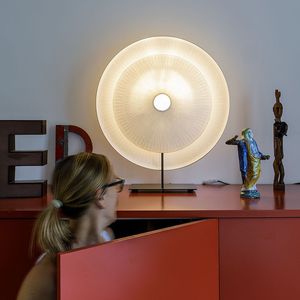 lámpara de mesa / contemporánea / de papel japonés / hecha a mano