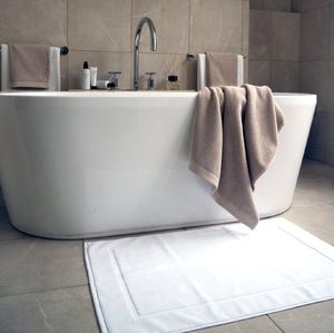 alfombrilla de baño de algodón