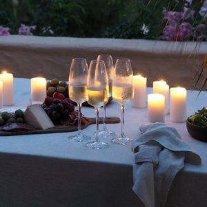 copa de cava de cristal