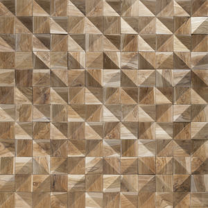 revestimiento de pared de teca