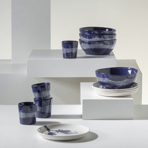 servicio de mesa de porcelana