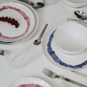 servicio de mesa de porcelana
