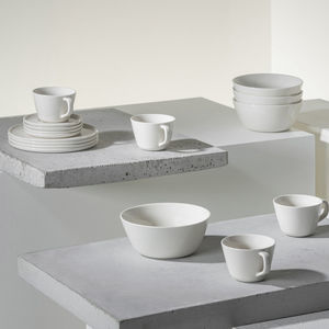 servicio de mesa de porcelana