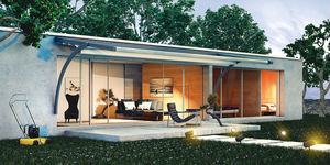 pérgola suspendida