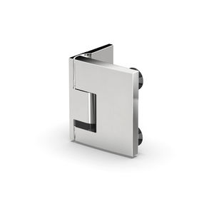 bisagra para puerta de cristal / para ducha / de zamak / con sistema de cierre automático