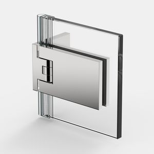 bisagra para puerta de cristal / para ducha / de zamak