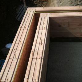 bloque de hormigón para madera