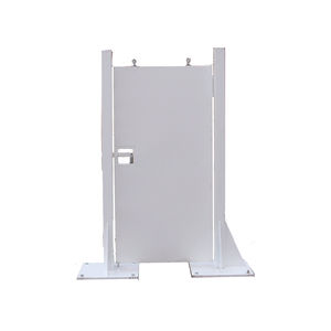 puerta para jardín de acero