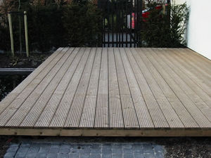tarimas de exterior de madera maciza